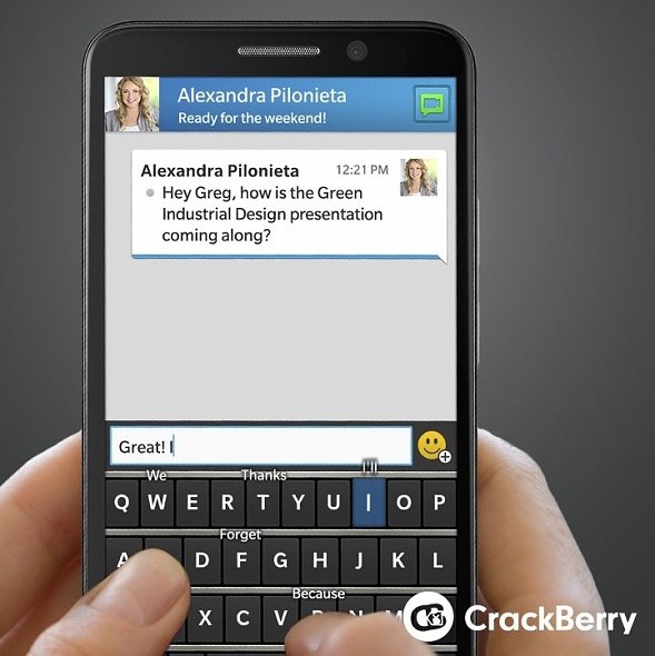 BlackBerry Z30 and Z15 leak images
