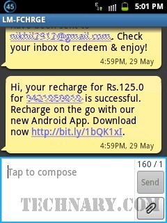 FreeCharge Android App