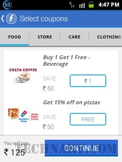 FreeCharge Android App