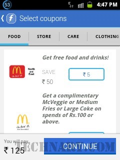 FreeCharge Android App
