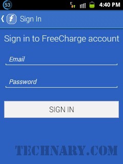 FreeCharge Android App