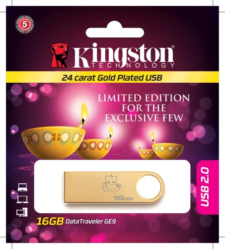 Kingston GE9 16GB Gold Plated USB Drive