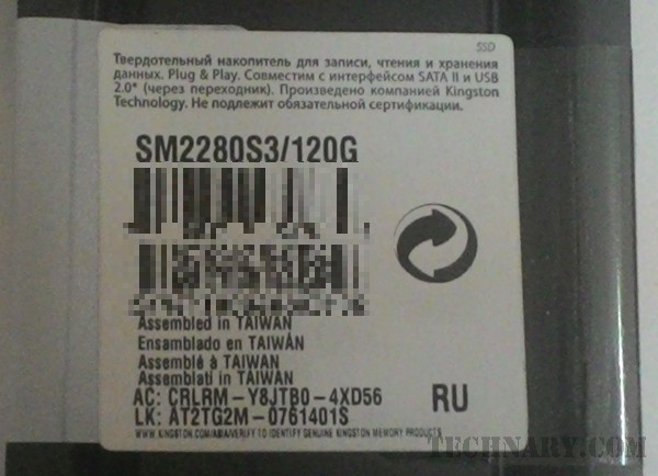 Kingston M2 SATA SSD 120GB Review