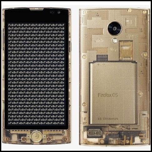 LG Fx0 transparent mobile