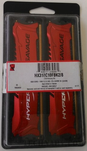 Kingston HyperX Savage 2x4GB RAM