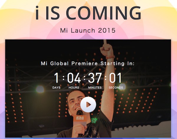 Xiaomi Global Mi Phone Premier Live