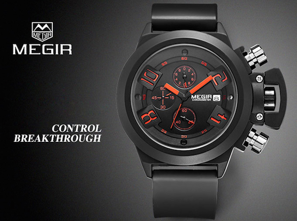 MEGIR Water resistant wristwatch