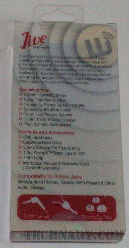 Brainwavz Jive Earphone Review