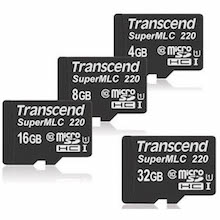 Transcend SuperMLC microSD Memory Cards launched