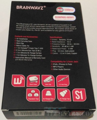 Brainwavz S1 Review - Earphones with mic for music