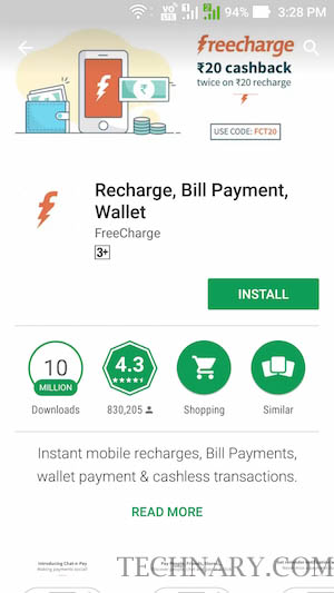 Demonetized with no cash? Freecharge Kiya Matlab Cash Diya!
