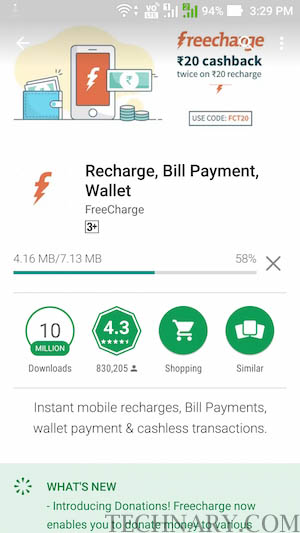 Demonetized with no cash? Freecharge Kiya Matlab Cash Diya!
