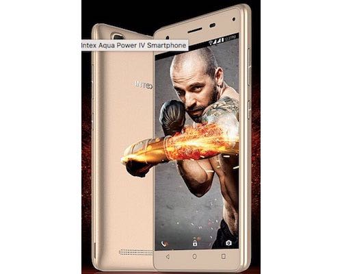 Intex Aqua Power IV launched for Rs.5,499