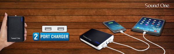 Sound One Compact Power Bank Dual USB Port and 3 USB Port launched
