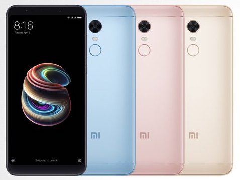 Redmi Note 5 launched for INR 9,999