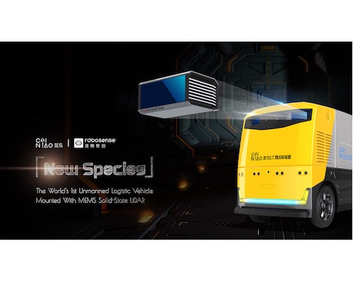 G Plus by RoboSense and Alibaba announced - Unmanned Logistics Vehicle