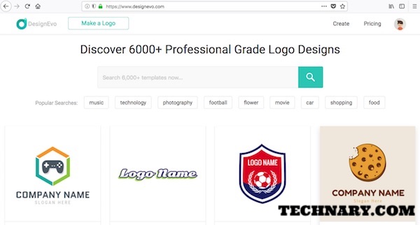 DesignEvo Review - Business Logo Design Maker Online Tool