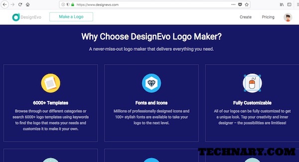 DesignEvo Review - Business Logo Design Maker Online Tool