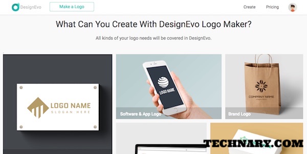 DesignEvo Review - Business Logo Design Maker Online Tool