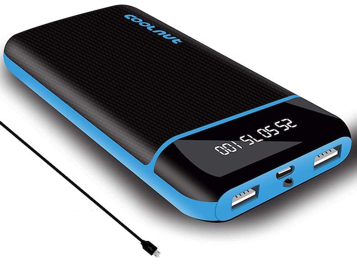  Coolnut CMPBAND-53 20000mAH Lithium Ion Power Bank (Black) 