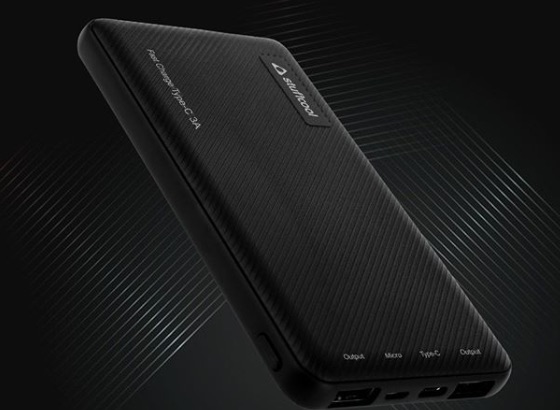 Stuffcool 1062 powerbank with 3A fast charge input/output