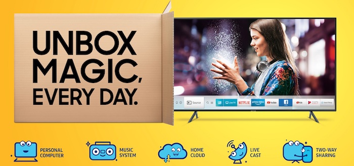 Samsung Unbox Magic Series - Smart TVs launched