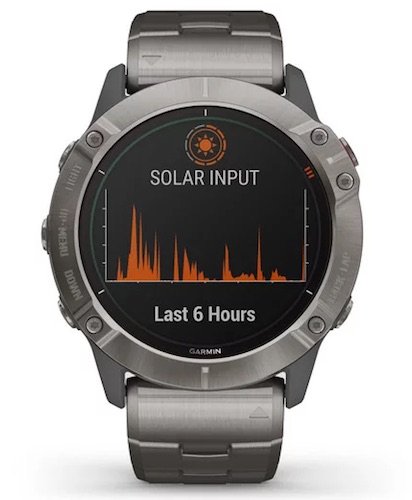 Garmin Fenix 6 watches - GPS watches with Solar input