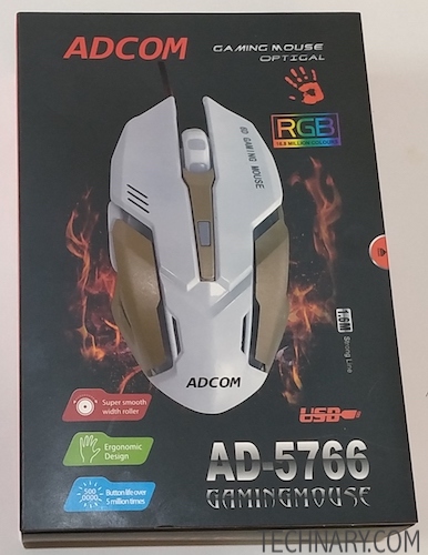 Adcom Maverick Review - Optical Wired Gaming Mouse