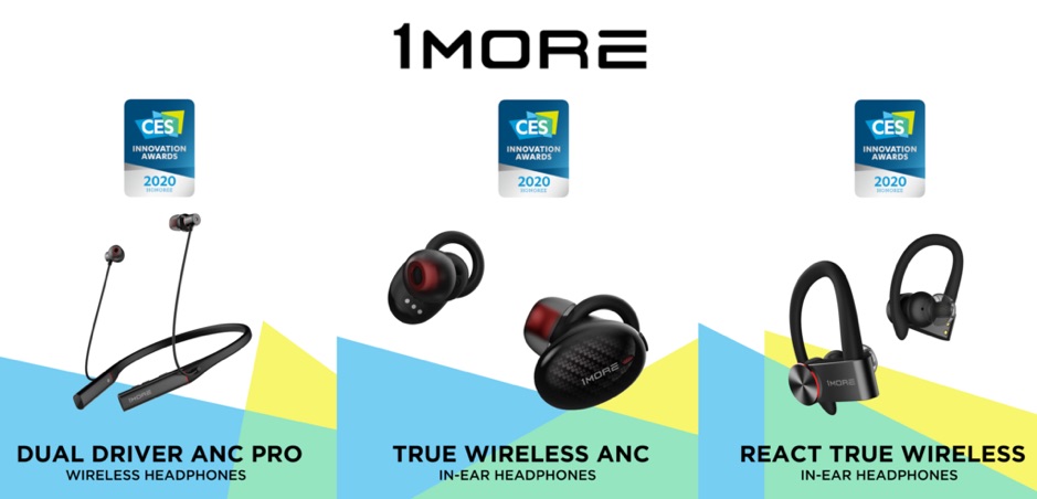 1MORE receives Top CES Innovation Honoree Award 3 years in a row