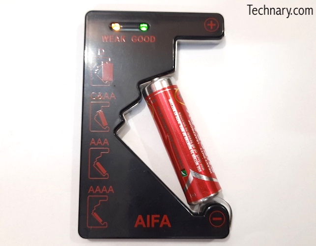 AIFA Battery Tester Review - How to check if battery is drained or not?