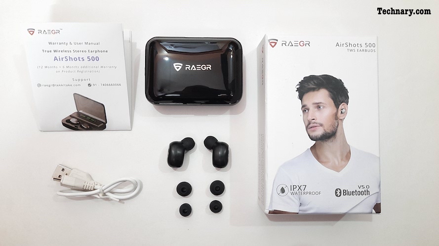 RAEGR AirShots 500 TWS Earbuds Review