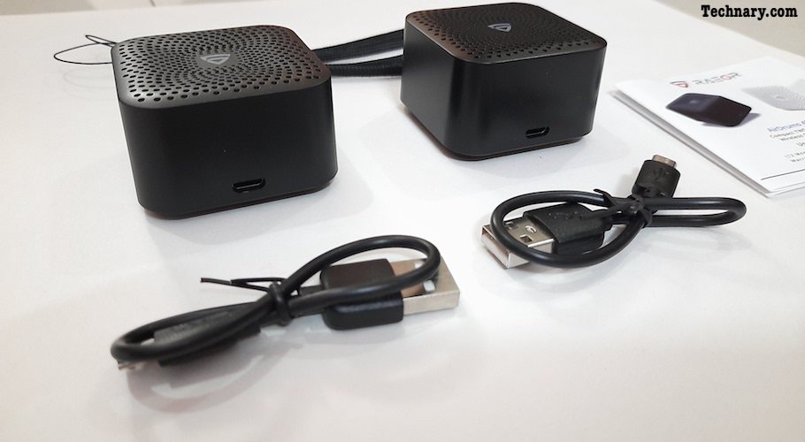 RAEGR AirDrums 400 Review - Twin mini bluetooth speakers with 10 hour battery