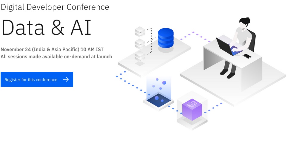 IBM Digital Developer Conference Data & AI - Participate Free to earn digital badges