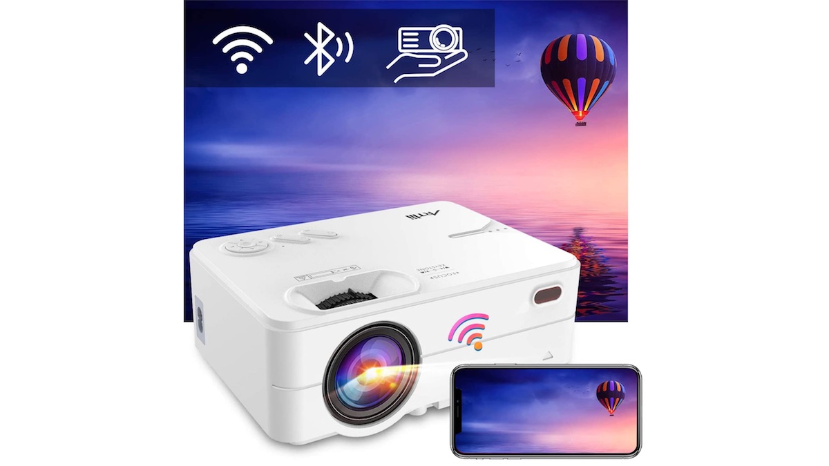 Artlii Enjoy 2 Mini Projector WiFi Bluetooth Projector with iPhone