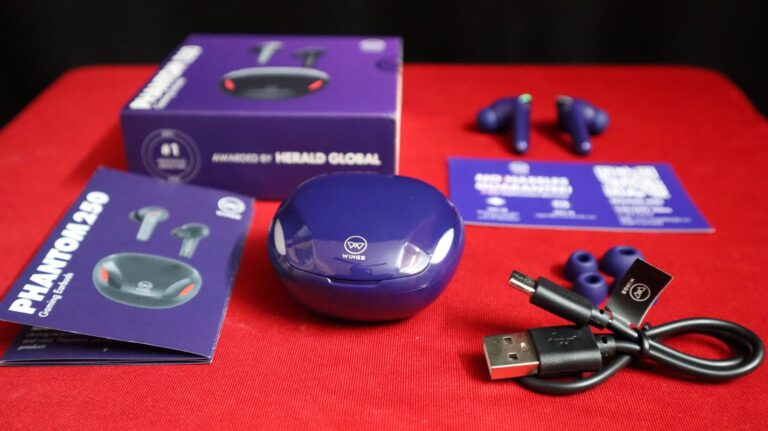 Wings Phantom 250 Review – Gaming TWS Earbuds with 30 hours playtime