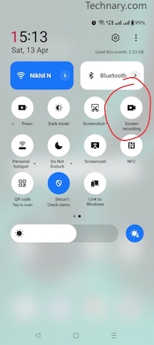 How to do Screen Recording in OnePlus Nord CE 3