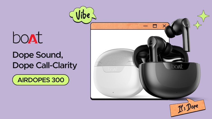 boAt Airdopes 300 launched - 50 hours playtime