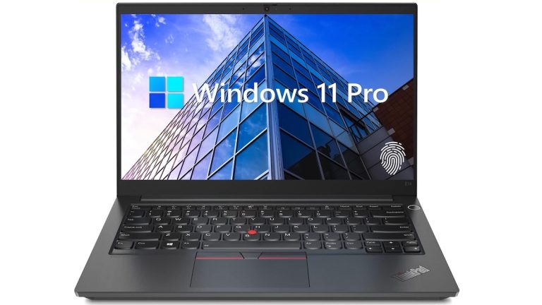 Business Laptop with Fingerprint Reader