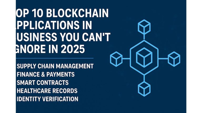 Top 10 Blockchain Applications in Business You Can’t Ignore in 2025