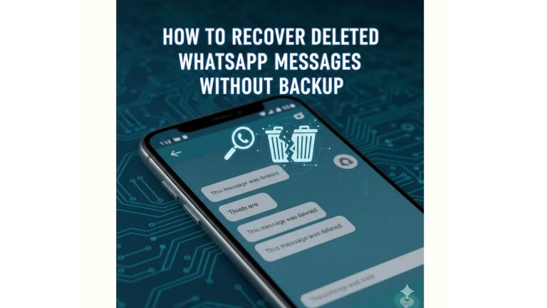 How to Recover Deleted WhatsApp Messages Without Backup