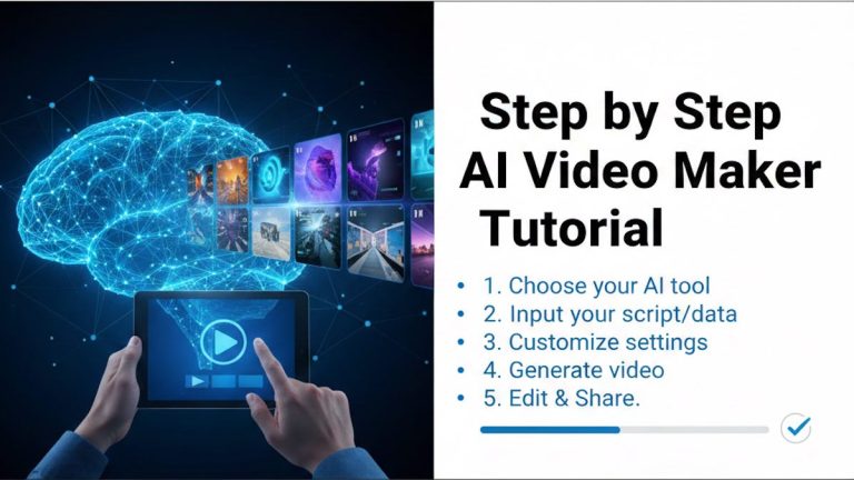 Step by Step AI Video Maker tutorial