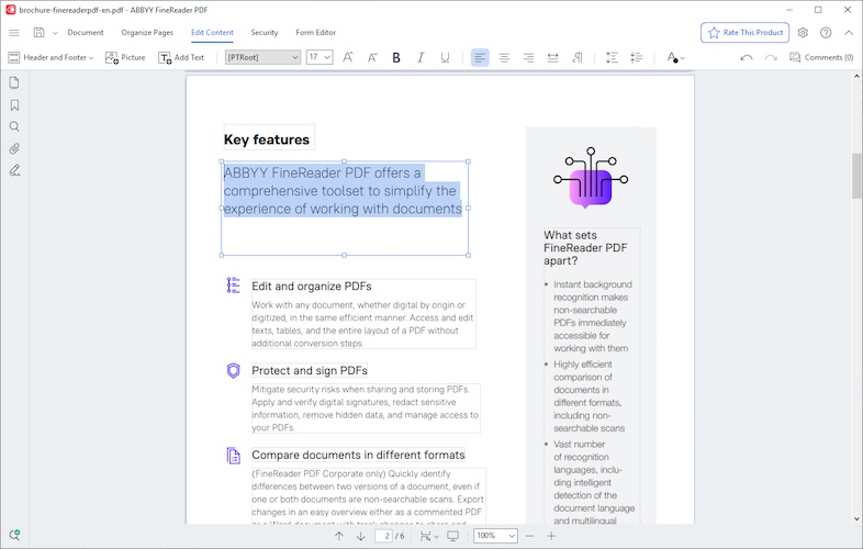 ABBYY FineReader PDF for Windows Review
