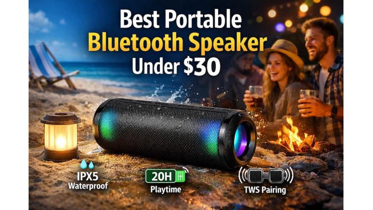 Best Portable Bluetooth Speaker Under $30
