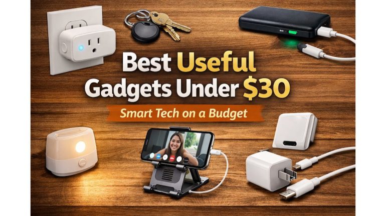 Best Useful Gadgets Under $30 (Smart Tech on a Budget)