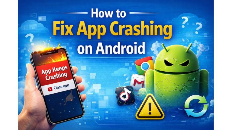 How to Fix App Crashing on Android (Step-by-Step Guide)