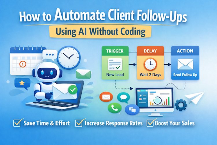 How to Automate Client Follow-Ups Using AI Without Coding