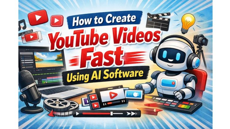 How to Create YouTube Videos Fast Using AI Software