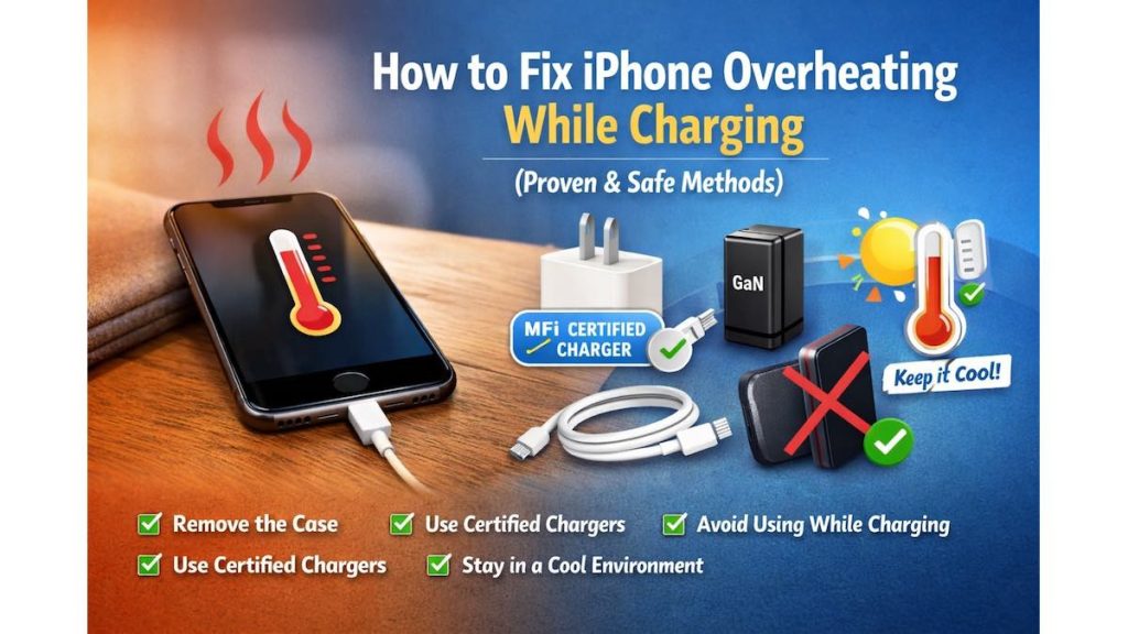 How to Fix iPhone Overheating While Charging (Proven & Safe Methods)