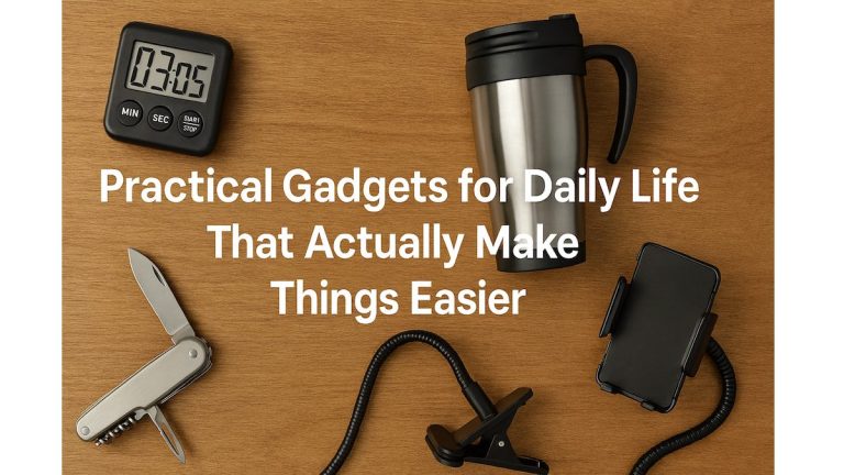 Practical Gadgets for Daily Life That Actually Make Things Easier