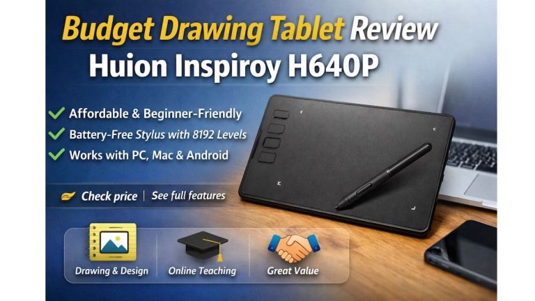 Budget Drawing Tablet Review – Huion Inspiroy H640P